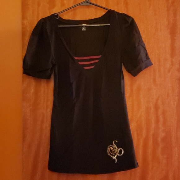 Vtg SOUTH POLE V-NECK TEE SHIRT - Picture 1 of 5